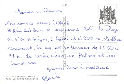 Can Pastilla — vue aérienne du port et de la plage — Éditions Palma — पीछे