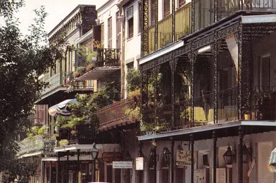 Balcons de Vieux Carré — New Orleans — Publié par Grant L. Robertson, Metairie, Louisiane 70001