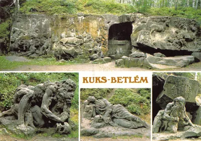 Kuks-Betlémy — sculpture en plein air dans un cadre forestier — éditeur VYDAVATELSTVÍ PRAHA