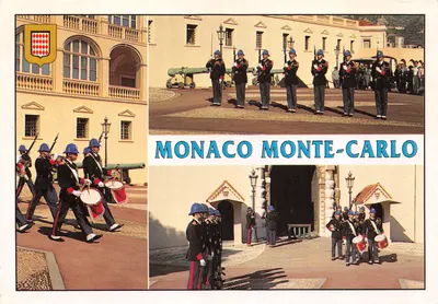 Monaco Monte-Carlo — Parade des Carabiniers de S.A.S. le Prince Souverain — Éditions Molipor