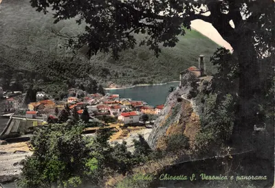 Calde - Chiesetta S. Veronica e panorama — vue panoramique du village avec éditeur Fotostampa Reggiori