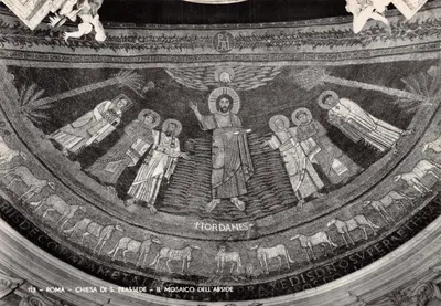 Roma - Chiesa di S. Prassede - Il mosaico dell'abside