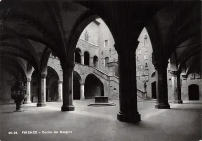 FIRENZE - Cortile del Bargello — éditeur Brunner & C. Como, n° 90-98