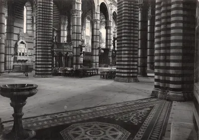 Sienne — Intérieur du Duomo — éditeur S.R.S. n°184