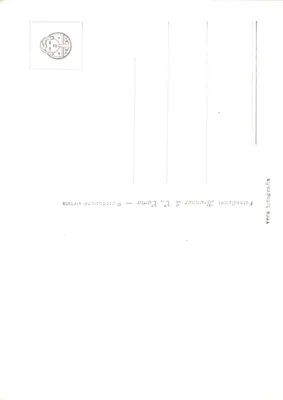 Roma – Basílica de S. Giovanni Laterano – Claustro — editor Como & E. Brunner — Verso