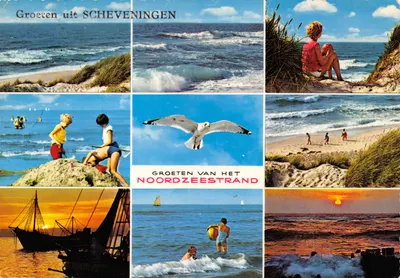 Scheveningen — plage et dunes — éditeur PALAIS DES SOUVENIRS