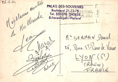 Scheveningen — plage et dunes — éditeur PALAIS DES SOUVENIRS — पीछे