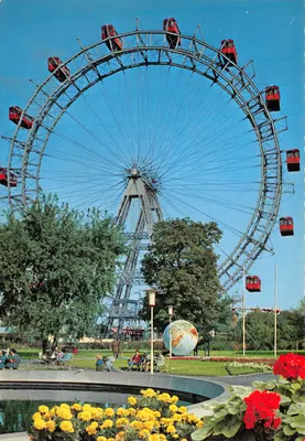 Wiener Riesenrad — grande roue de Vienne — éditeur Verlag und Druck Fleischmann & Jaeger, Wien, n° 66