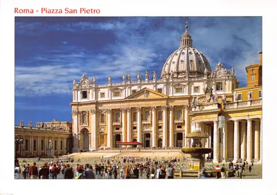 Roma - Piazza San Pietro — Basilique Saint-Pierre, éditeur Centro Stampa Editoriale Plungaraf, Sesto Fiorentino