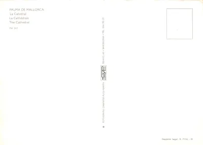 Palma de Mallorca — La Cathédrale (Cathédrale de Palma) — SYP PELAYO, 60 - BARCELONA — पीछे