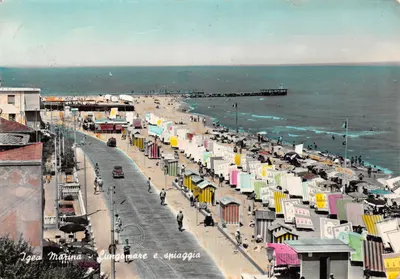 Igea Marina — Promenade et plage — Ed. Giorgetti Benilde
