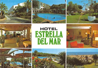 Hotel Estrella del Mar — vue panoramique de l'établissement et de ses installations — éditeur BAEÑEN