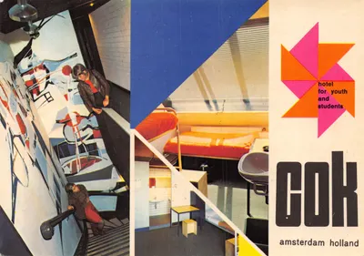 Hôtel COK — Amsterdam, Hollande — éditeur MUVA VALKENBURG (L.)