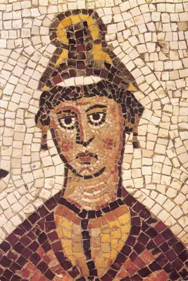 Mt. Nebo-Siyagha — mosaïque au sol du baptistère (531 A.D.) — Ed. Franciscan Printing Press - Milan