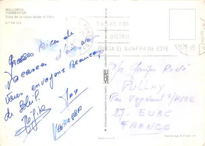 Mallorca — Vue de la côte depuis le phare — Cerdanà, PM 525 — पीछे