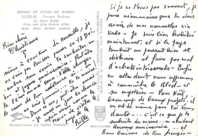 Femme Berbère du Haut Atlas — scène de vie — éditeur IRIS — पीछे