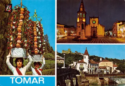 Tomar — Festival des Tabuleiros et église de São João Batista — éditeur FISA, n° 853