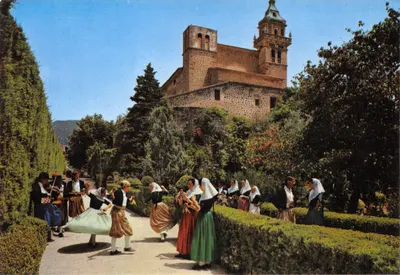 Bailes típicos — Valldemosa, Mallorca — éditeur foto cine casa planas