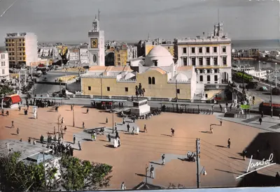 Algérie — Place du Gouvernement et Mosquée Djemâa-Djedid — éditeur Jansol