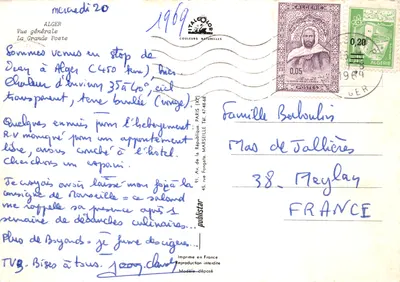 Vue générale — La Grande Poste à Alger — éditeur publistar — पीछे