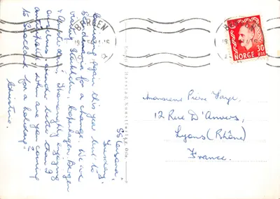Vue aérienne d'Oslo — port et ville — éditeur Harstad, n° 186 A 2 — पीछे