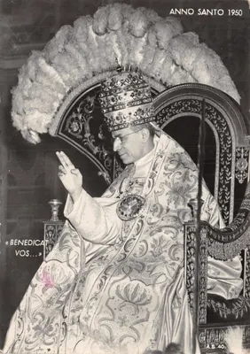Pape Pie XII — lors de l'Anno Santo 1950 — éditeur AS 40