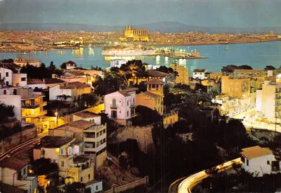Palma de Mallorca — vue générale de nuit — éditeur Made in Spain, n° 16