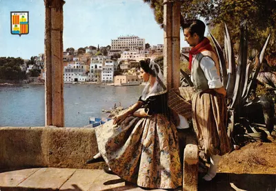 Couple typique Corb Marf — Mallorca, Palma — éditeur A. SUBIRATS CASANOVAS