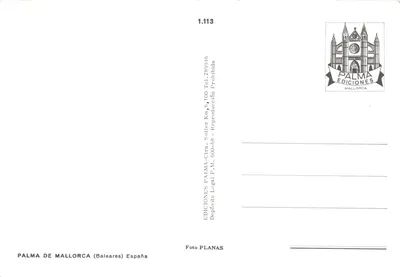 Palma de Mallorca — vue nocturne et coucher de soleil — Éditions Palma — पीछे