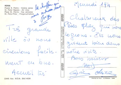 Place Saint-Pierre — vue aérienne — éditeur ITALIAN LEADER, n° 23445 — पीछे