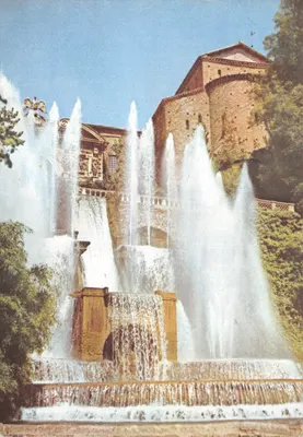 Tivoli - Fontana Villa d'Este — éditeur RICORDI Officine Grafiche S.p.A. Milano