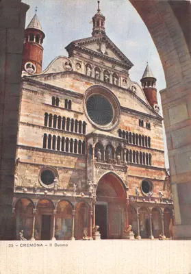 Cremona — Le Duomo — éditeur Ricordi S.p.A. Milano, n° 25