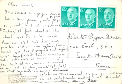 Roca Foradada — détail de la grotte naturelle — Éditeur : Postales Segeste — पीछे