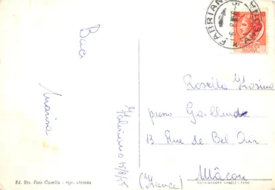 Genga (dintorni di Fabriano) — église Saint-Victor des Châteaux, éditeur Ed. Rts. Foto Casella — पीछे
