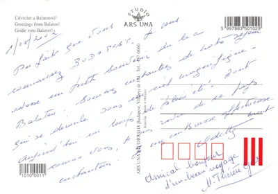 Balaton — collage de scènes touristiques — ARS UNA — पीछे