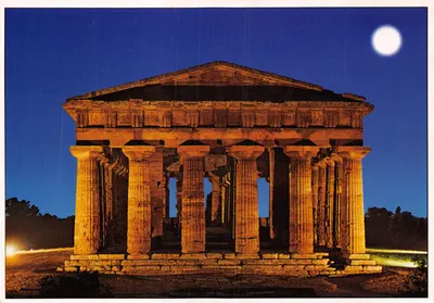 Temple de Nettuno — Paestum — éditeur MAIONTI