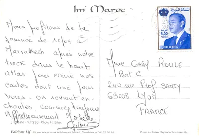Fille berbère — portrait en tenue traditionnelle — Editions Lif, N° 230 — पीछे