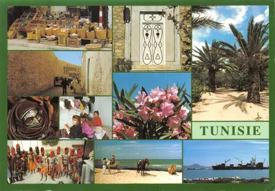 Tunisie — collage de scènes locales — Schneider-Édition
