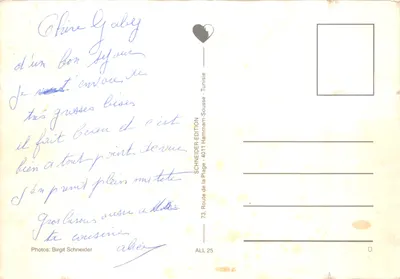 Tunisie — collage de scènes locales — Schneider-Édition — पीछे