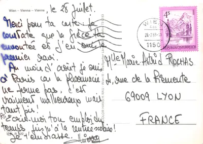 Vues de Vienne — Staatsober, Karlskirche, Riesenrad, Stephansdom, Belvedere, Johann Strauß-Denkmal, Schönbrunn, Opéra — éditeur AUSTRIA — पीछे