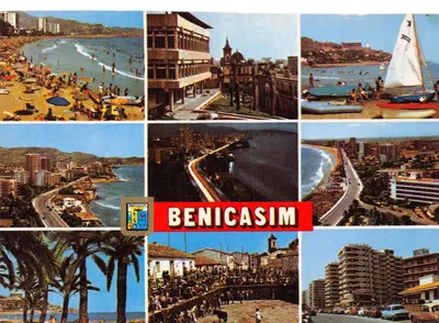 Benicassim — diverses vues de la ville et de ses plages — éditeur FISA I.G. - Palaudarias, 26 - Barcelone