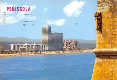Peñíscola — vue de la plage et des immeubles — éditeur JDP, n° 4