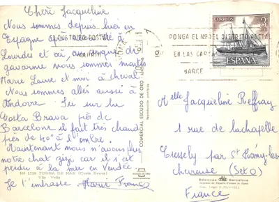 Tossa de Mar — vue panoramique du village et de la mer — Éditions Comercial Escudo de Oro — पीछे