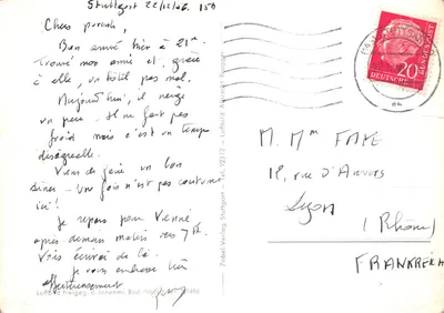 Stuttgart - Fernsehturm, Höhe 211 m — éditeur Luftbild-Verlag Brugger, n° 92312 — पीछे