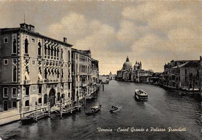 Vénétie — Canal Grande et Palazzo Franchetti — éditeur B.S.V. n°7