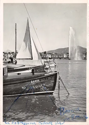Genève — Le jet d'eau — éditeur GENÈVE. Le jet d'eau, n° 163