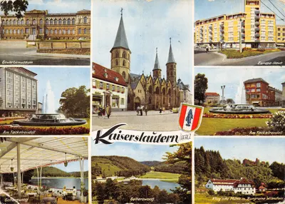 Kaiserslautern/Pfalz — vue panoramique avec éditeur Cramers Kunstanstalt KG