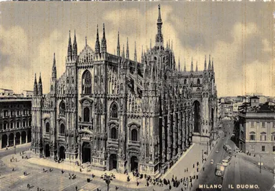 Milano — Le Duomo — éditeur Stab. Grafico Cappelletti-Milano