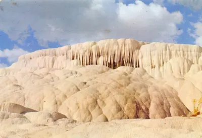 Pamukkale travertines — formations calcaires à Pamukkale (Hierapolis) — éditeur AJANS-TÜRK A.S. n° 20-40