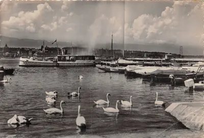 Genève — Le Quai des Eaux-Vives — Édition « La Cigogne »